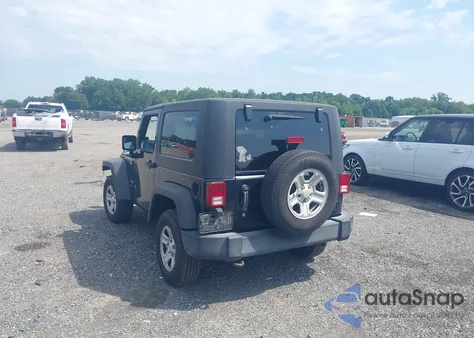 2010 Jeep Wrangler Sport из США, поврежденный, VIN 1J4AA2D17AL105600